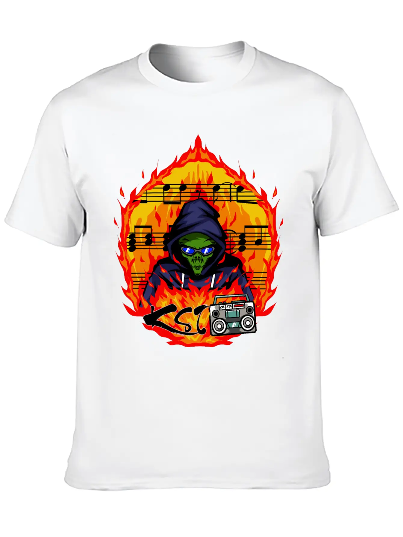 Alien Radio Relaxed Everyday Tee – Lightweight And Durable Cotton