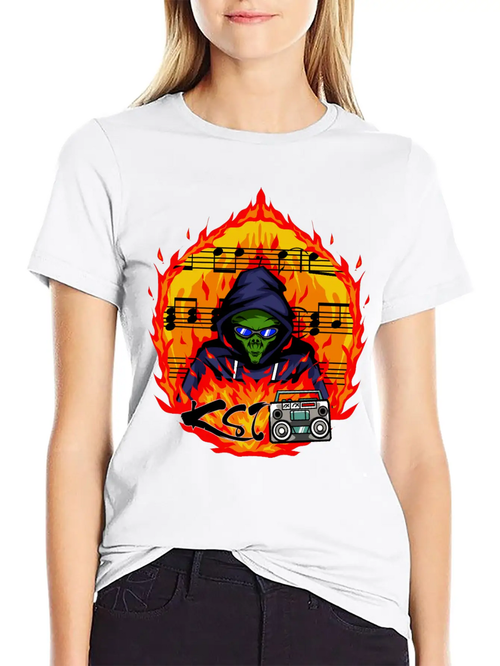 Alien Radio Relaxed Everyday Tee – Lightweight And Durable Cotton