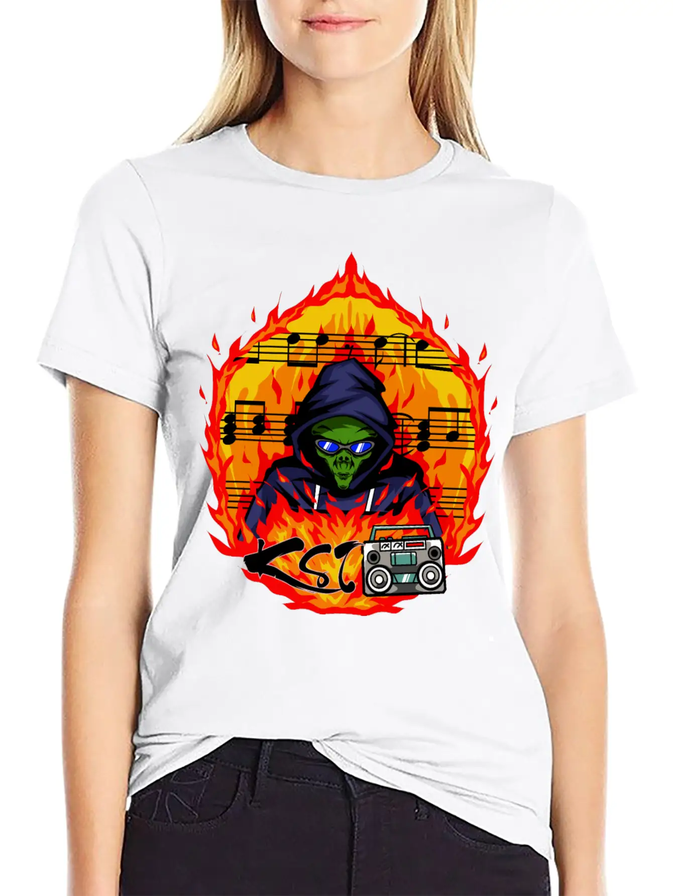 Alien Radio Relaxed Everyday Tee – Lightweight And Durable Cotton