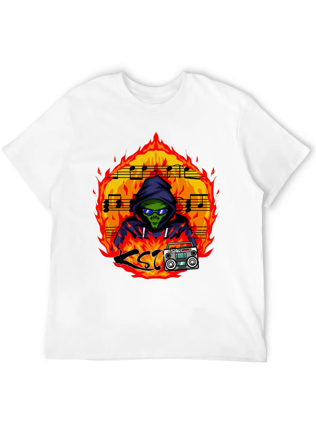 Alien Radio Relaxed Everyday Tee – Lightweight And Durable Cotton