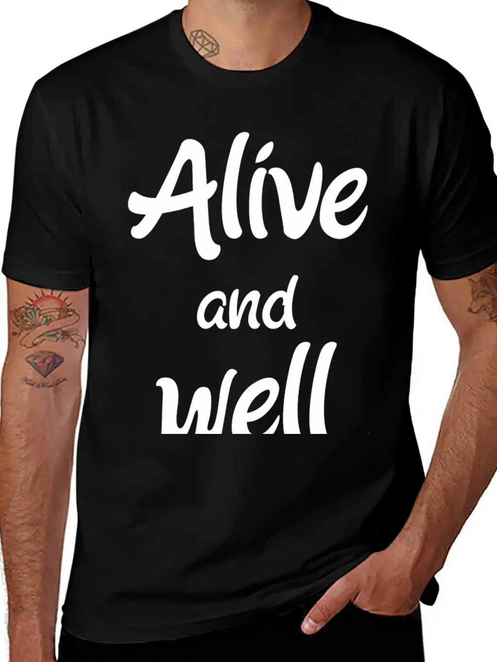 Alive And Well Unisex Casual T-Shirt – Clean Design For Daily Comfort