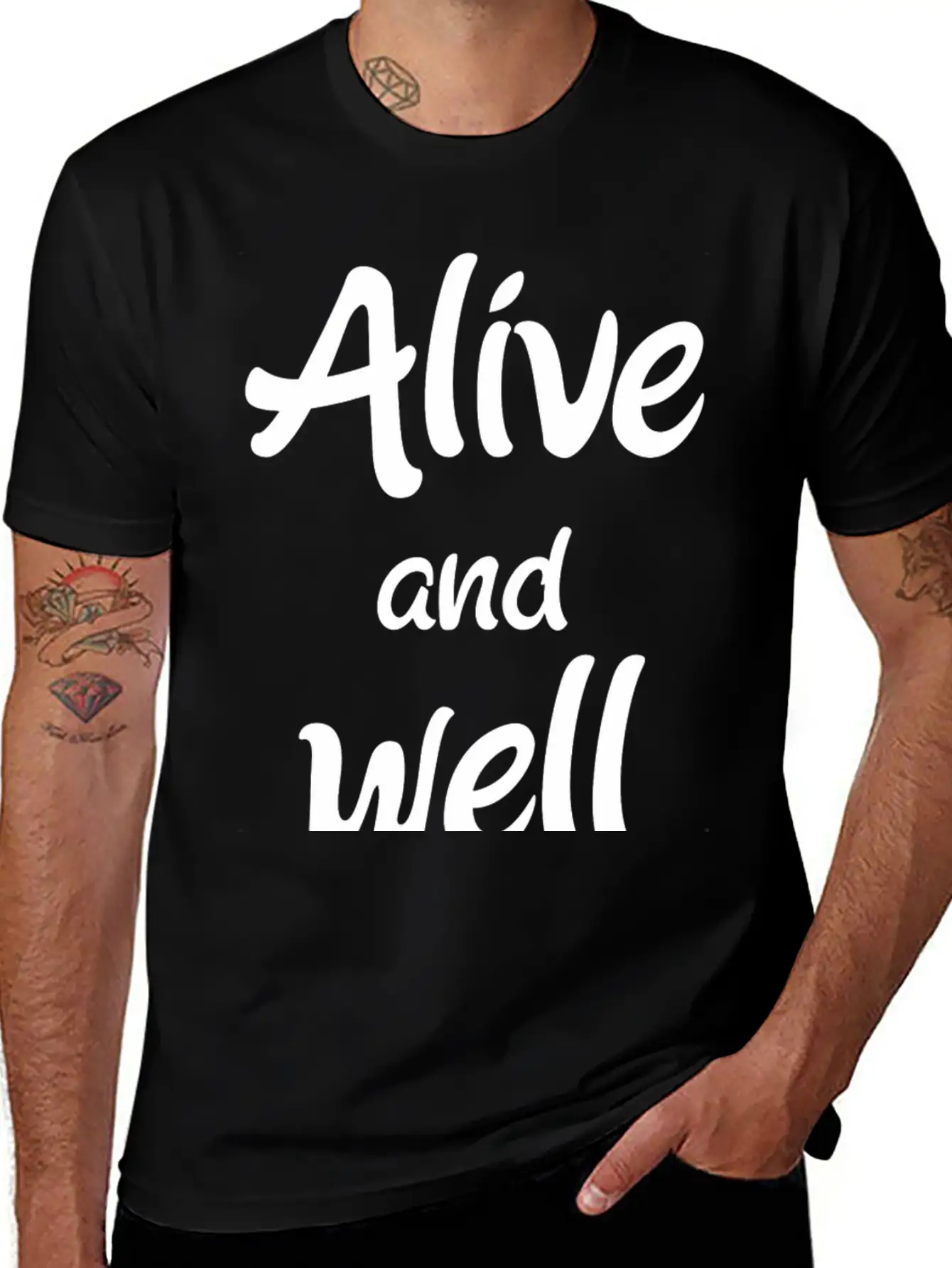 Alive And Well Unisex Casual T-Shirt – Clean Design For Daily Comfort