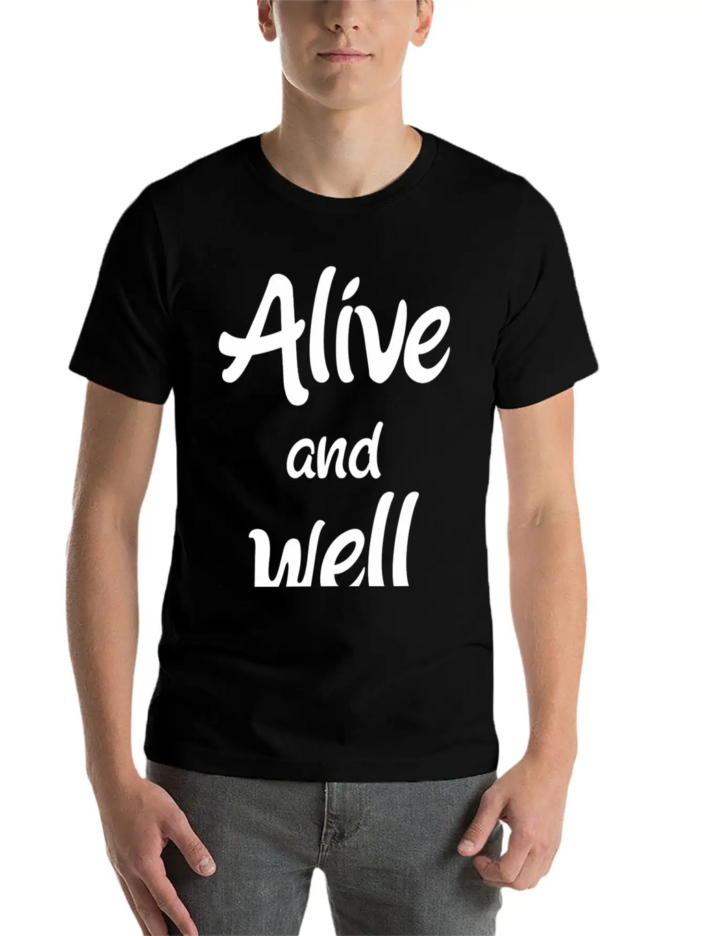 Alive And Well Unisex Casual T-Shirt – Clean Design For Daily Comfort