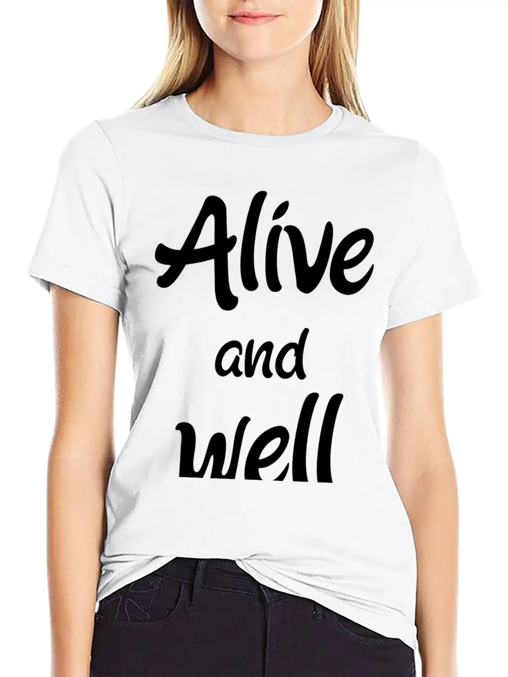 Alive And Well Unisex Casual T-Shirt – Clean Design For Daily Comfort