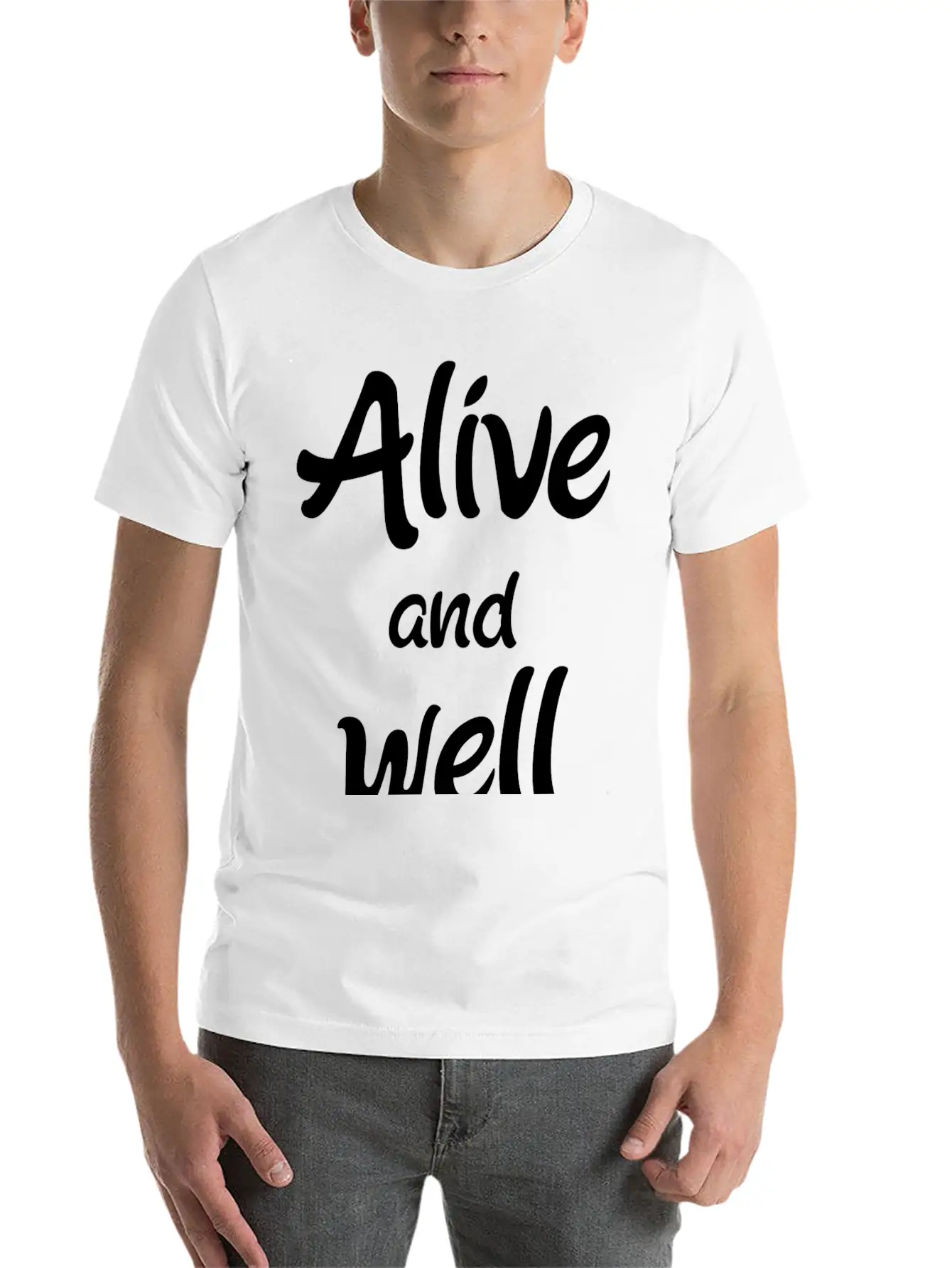 Alive And Well Unisex Casual T-Shirt – Clean Design For Daily Comfort
