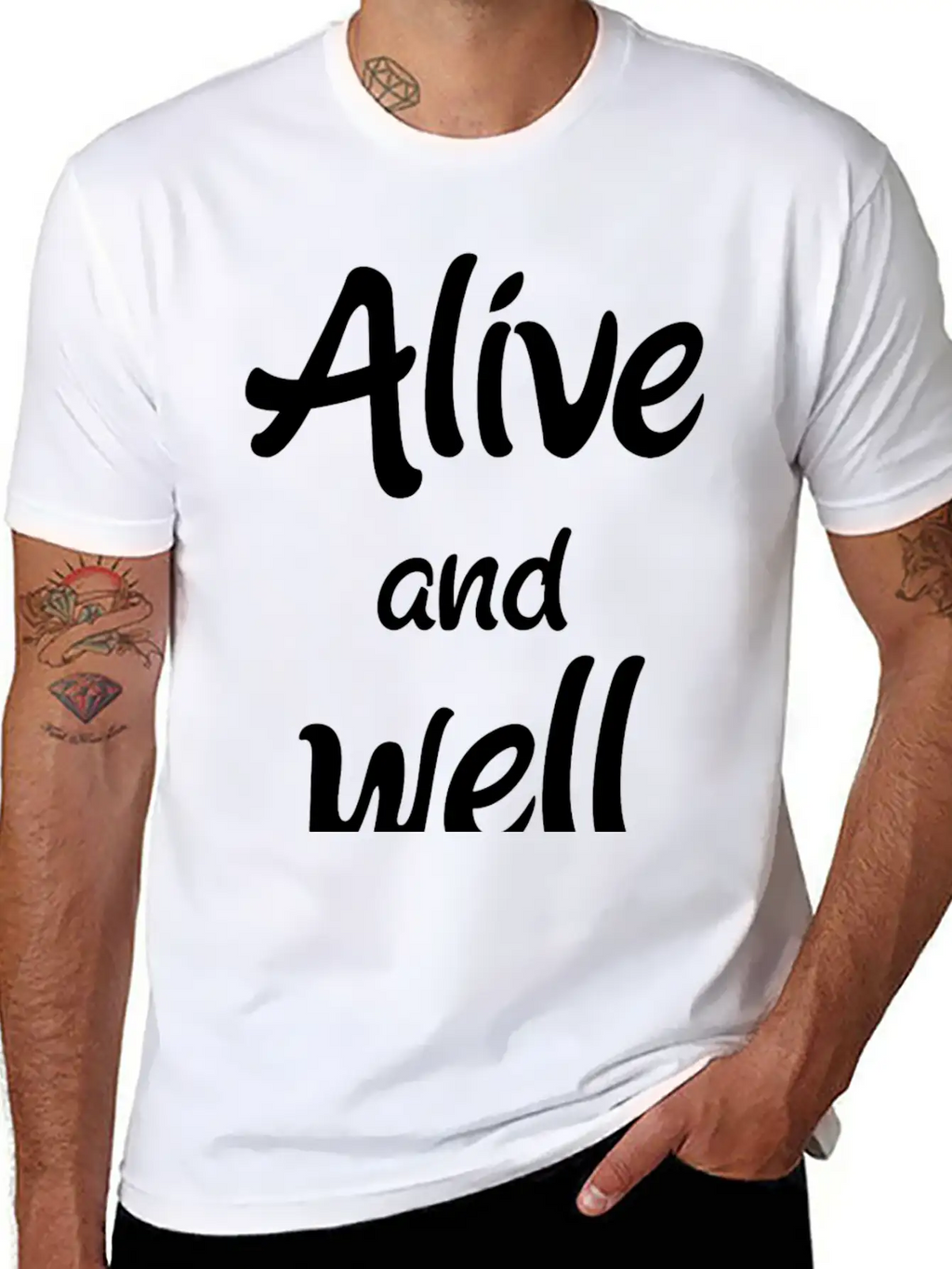 Alive And Well Unisex Casual T-Shirt – Clean Design For Daily Comfort