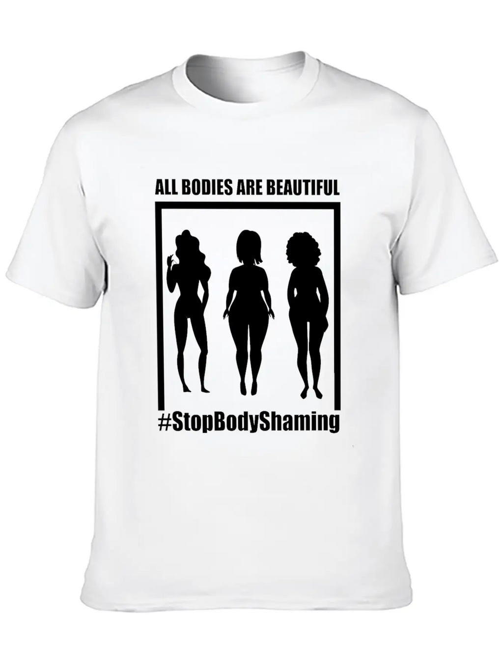 All Bodies Are Beautiful Basic Graphic T-Shirt – Daily Comfort In Soft Cotton