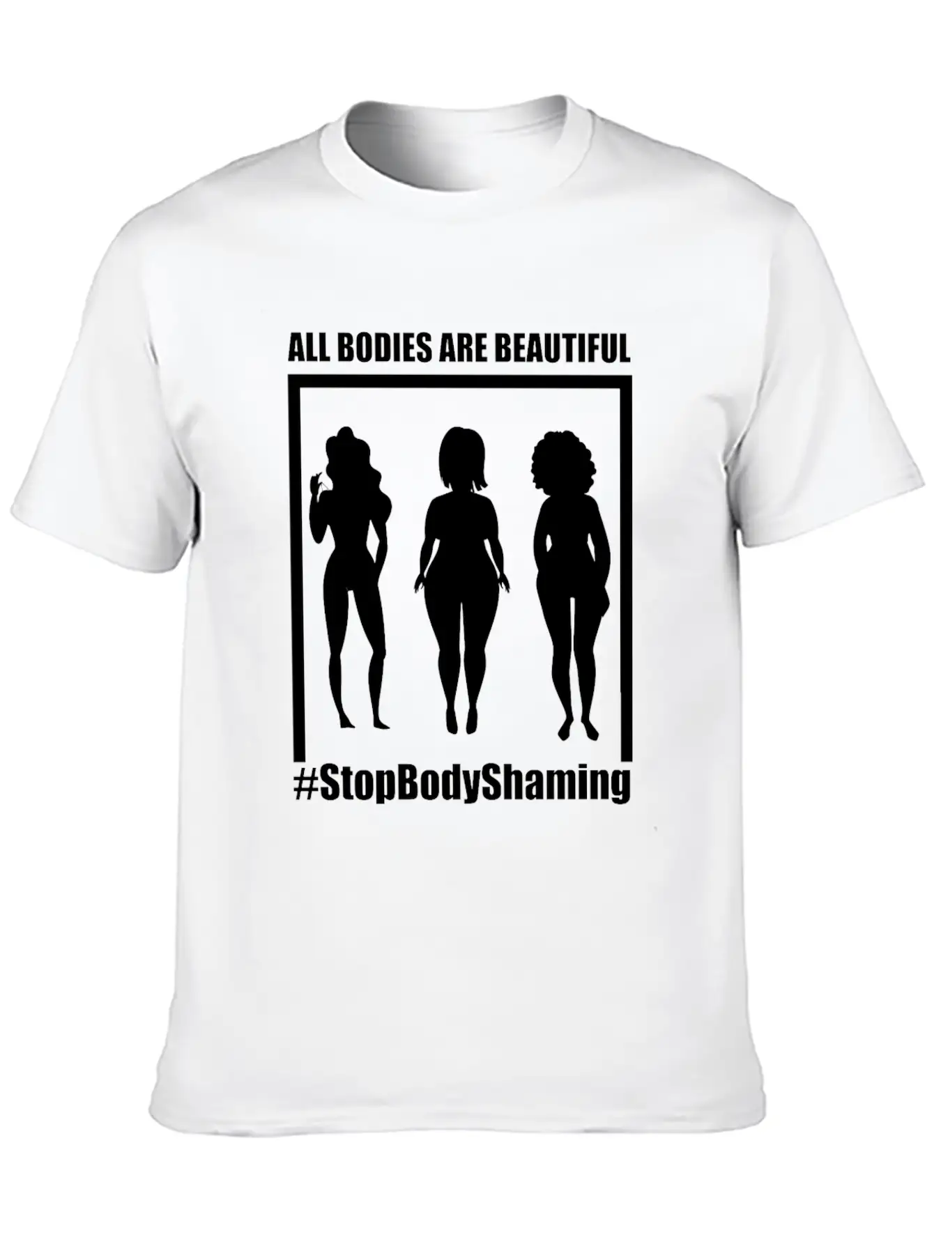 All Bodies Are Beautiful Basic Graphic T-Shirt – Daily Comfort In Soft Cotton
