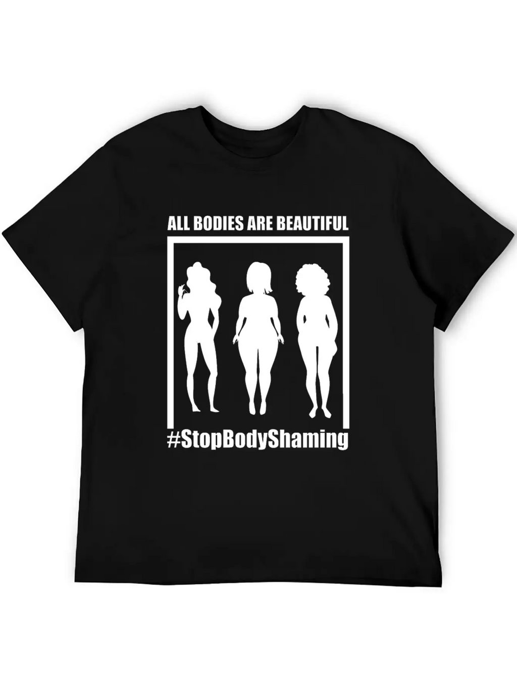 All Bodies Are Beautiful Basic Graphic T-Shirt – Daily Comfort In Soft Cotton
