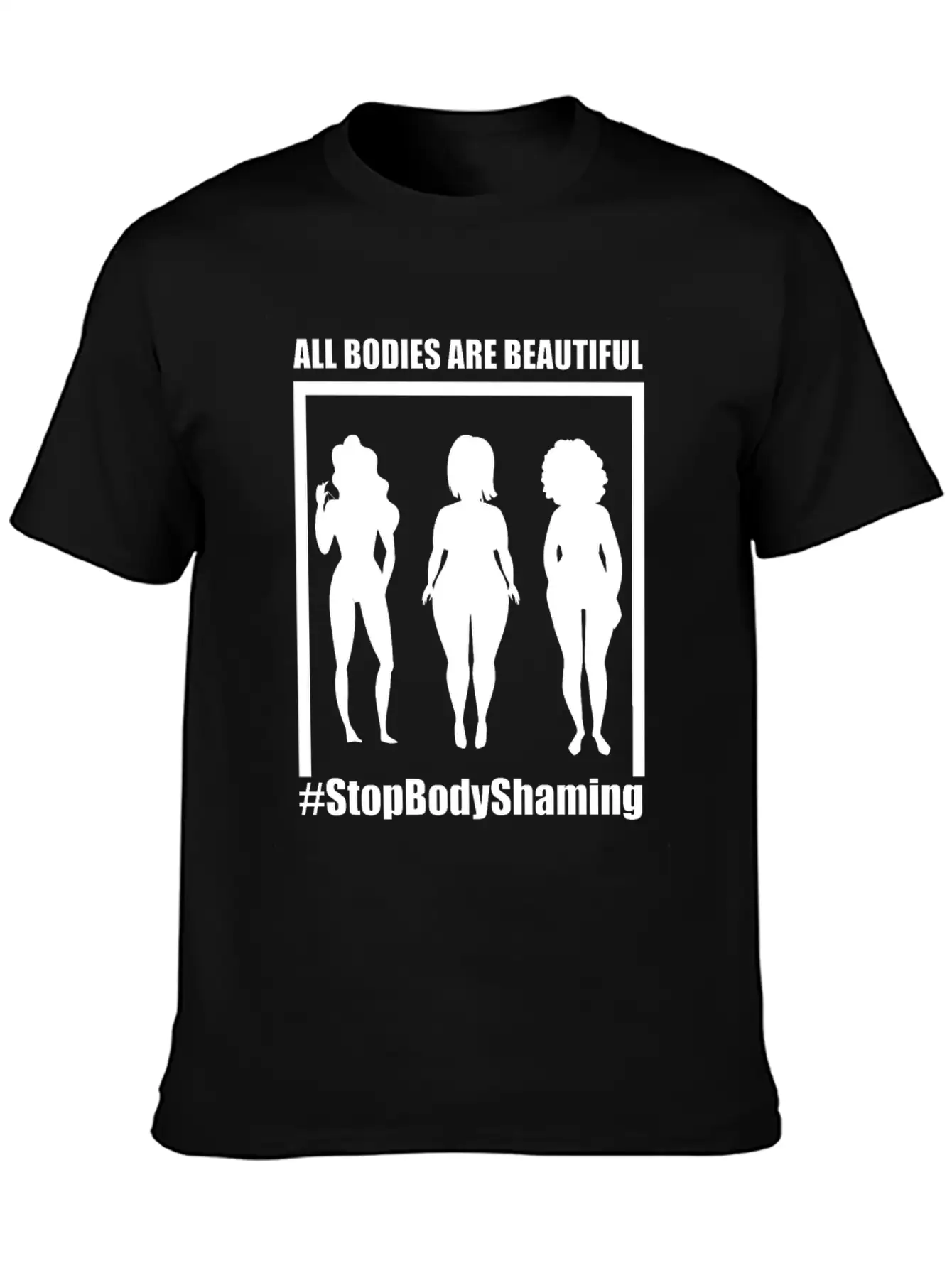 All Bodies Are Beautiful Basic Graphic T-Shirt – Daily Comfort In Soft Cotton