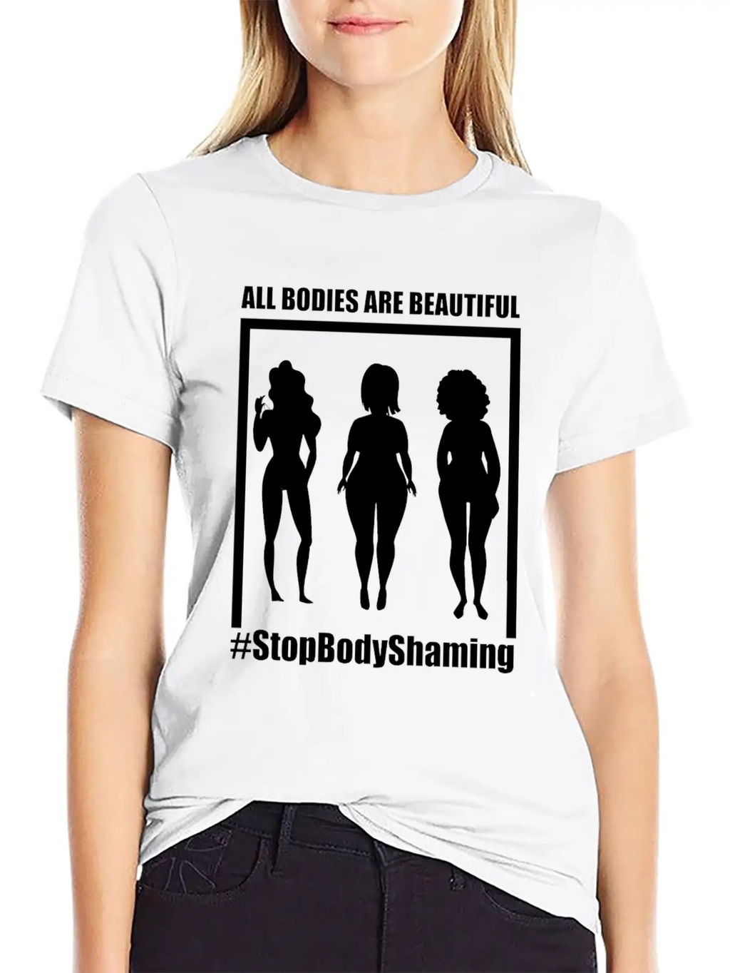 All Bodies Are Beautiful Basic Graphic T-Shirt – Daily Comfort In Soft Cotton