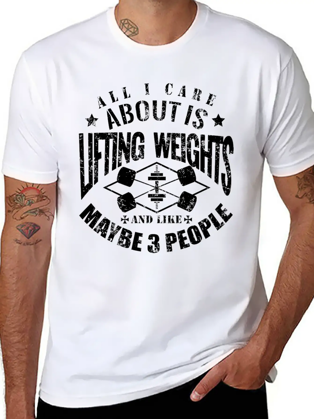 All I Care About Is Lifting Weights Amp Maybe Li Timeless Short Sleeve Tee – Comfy And Minimalist Design