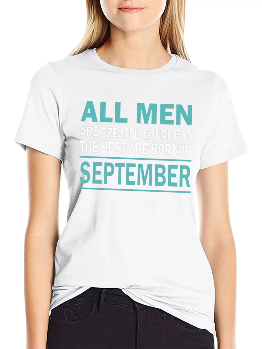 ALL MEN ARE CREATED EQUAL BUT THE BEST ARE BORN IN Essential Cotton Tee For Daily Outfits – Unisex Style
