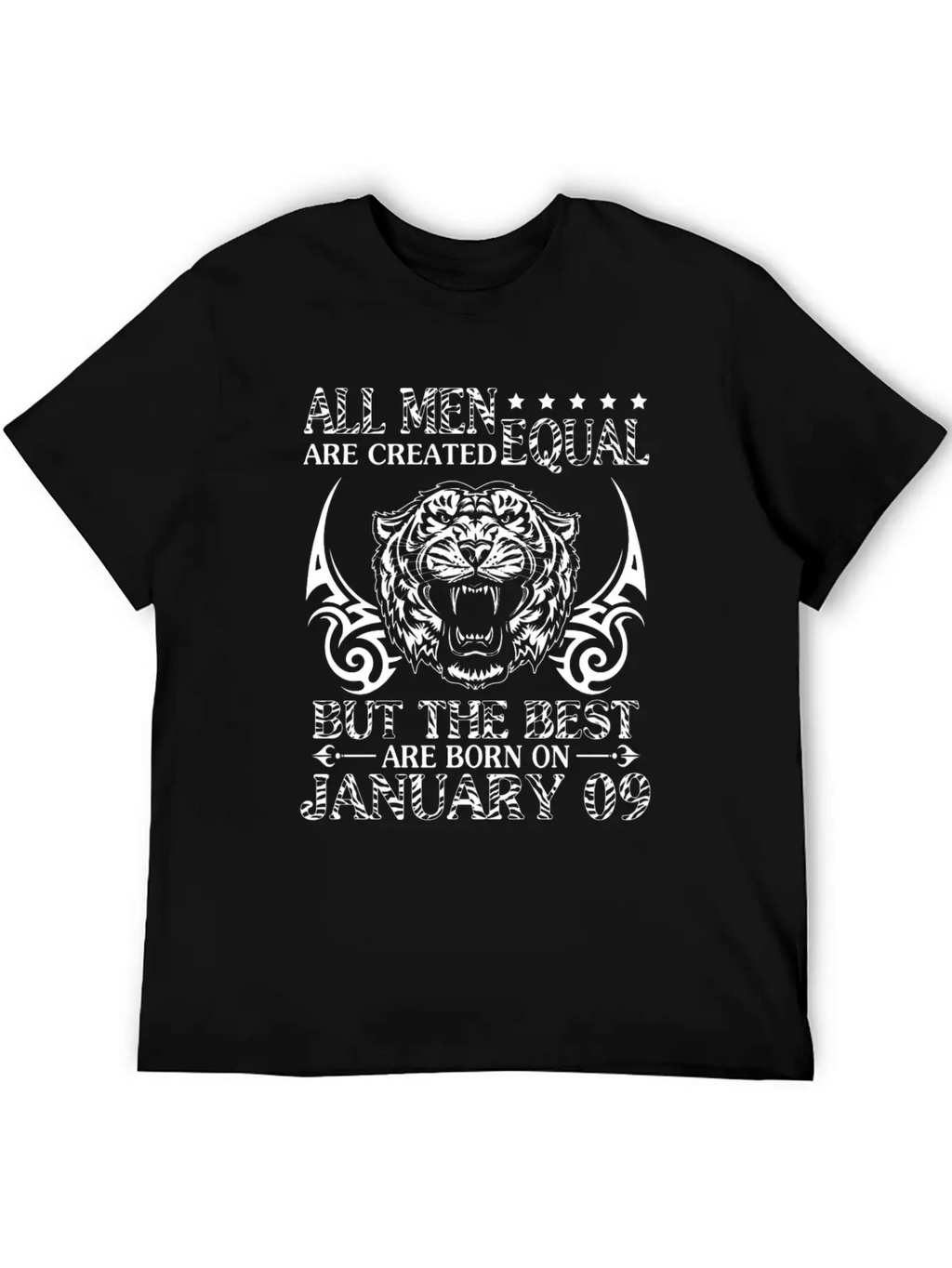 All Men Are Created Equal The Best Are Born On Jan Modern Fit Casual T-Shirt – Clean And Versatile Design
