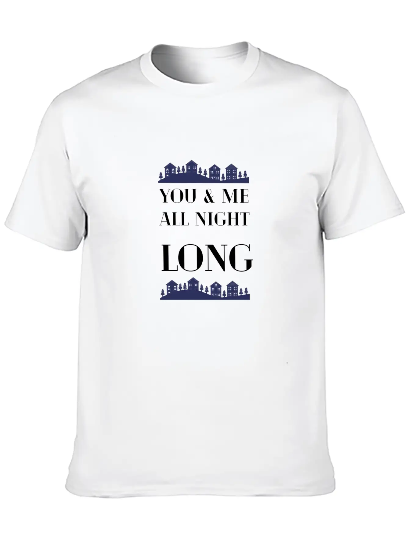 ALL NIGHT Timeless Short Sleeve Tee – Comfy And Minimalist Design
