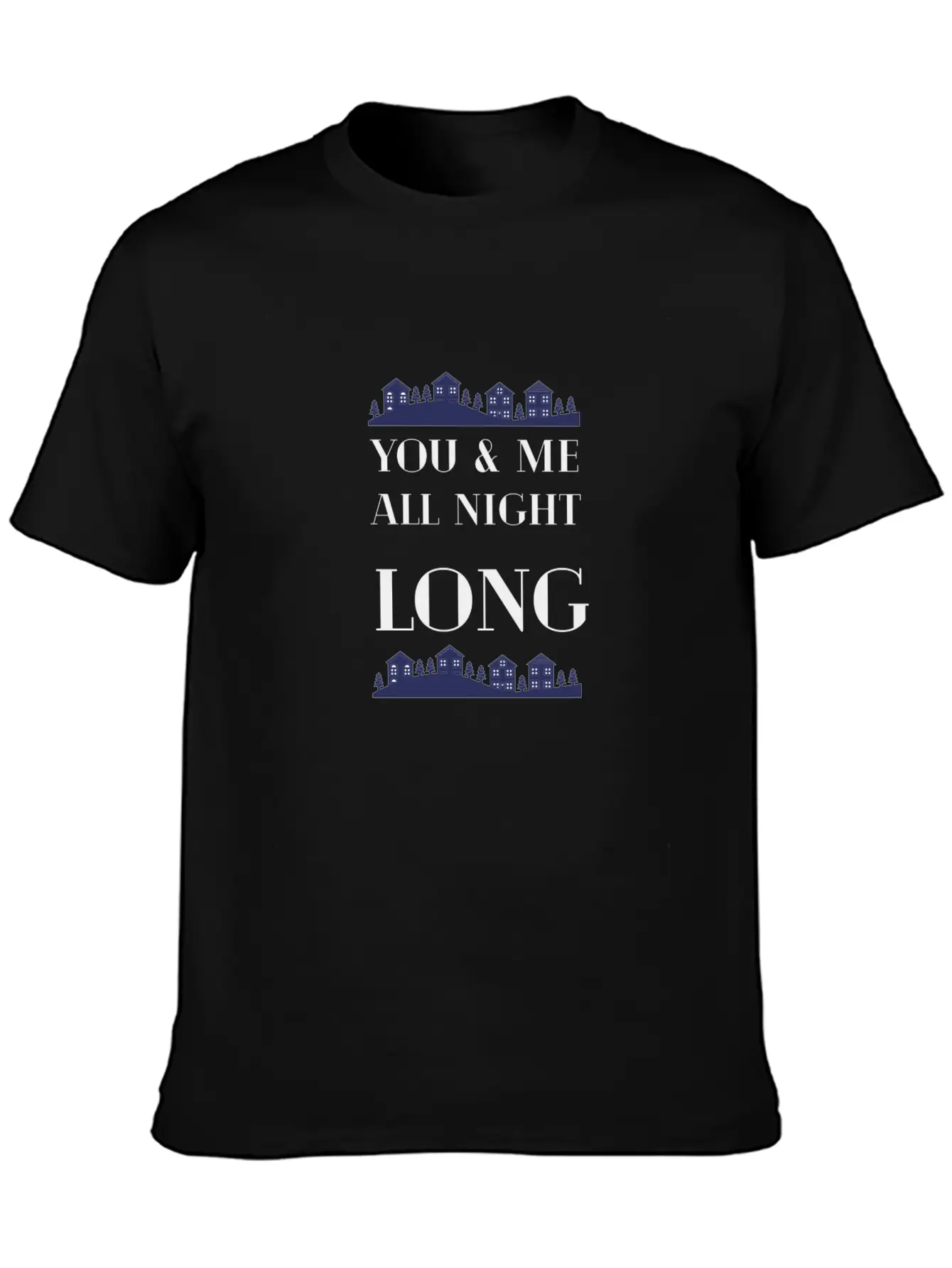 ALL NIGHT Timeless Short Sleeve Tee – Comfy And Minimalist Design