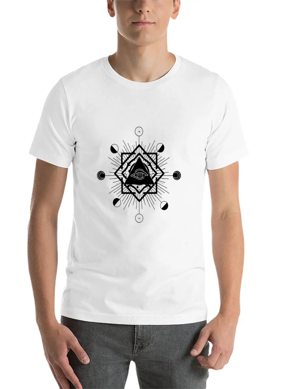 All-seeing Eye Essential Cotton Tee For Daily Outfits – Unisex Style
