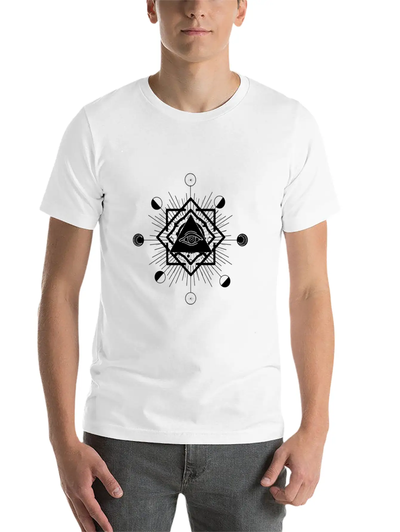 All-seeing Eye Essential Cotton Tee For Daily Outfits – Unisex Style