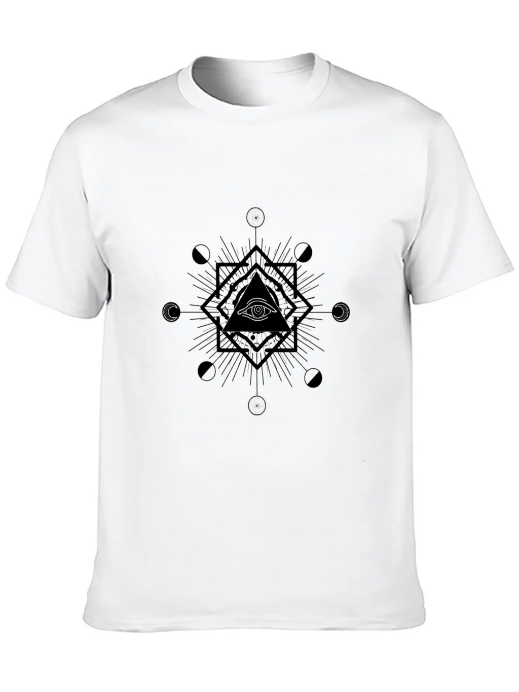 All-seeing Eye Essential Cotton Tee For Daily Outfits – Unisex Style