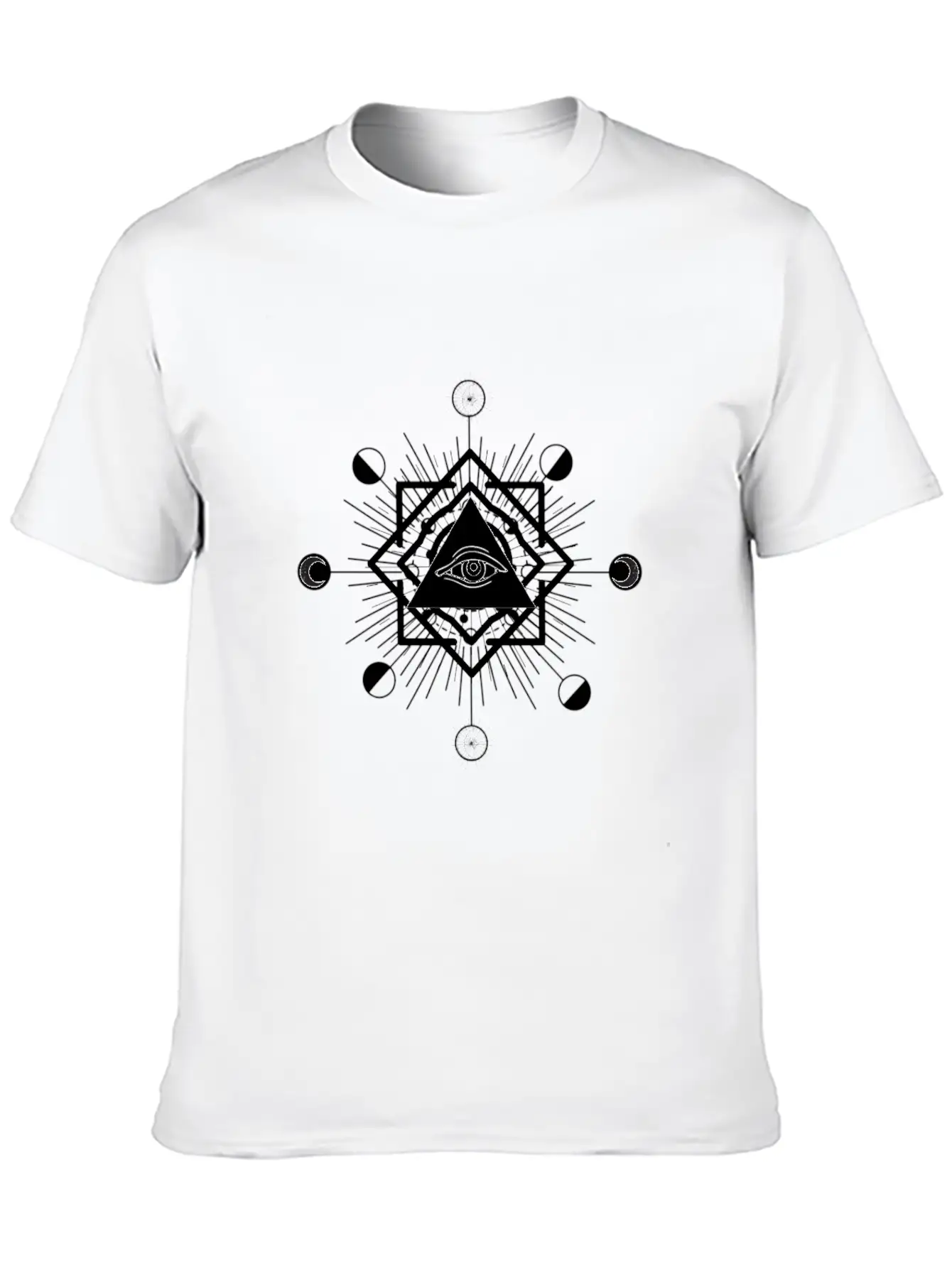 All-seeing Eye Essential Cotton Tee For Daily Outfits – Unisex Style