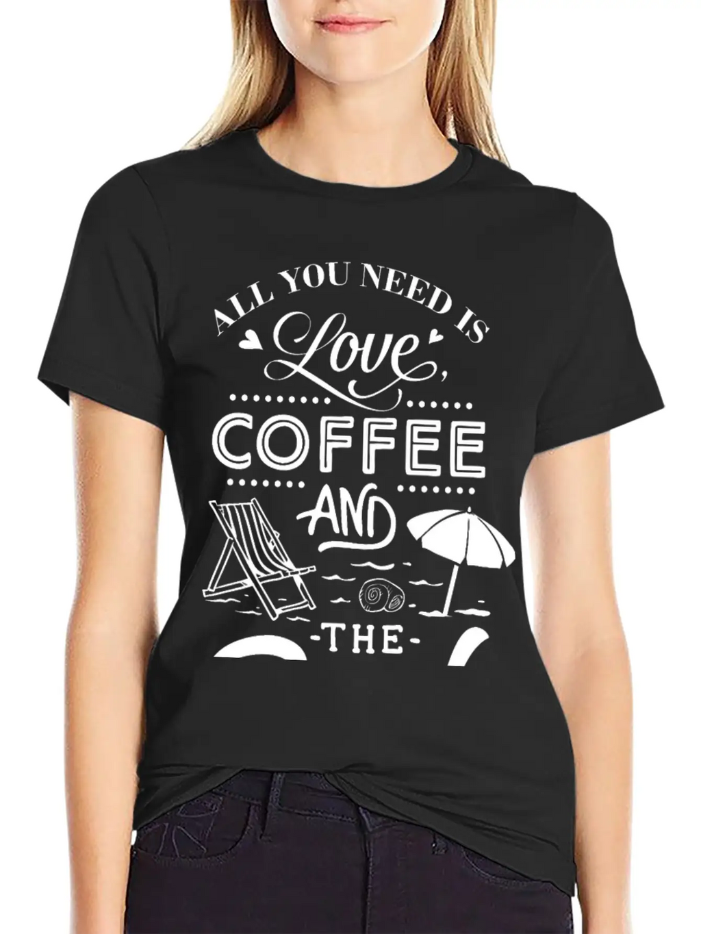 All You Need Is Love Coffee With The Beach Classic Cotton Tee – Unisex Comfort For Any Season