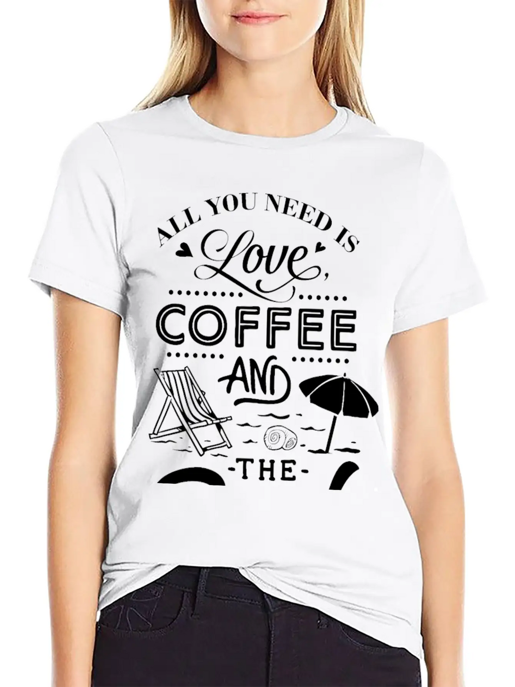 All You Need Is Love Coffee With The Beach Classic Cotton Tee – Unisex Comfort For Any Season