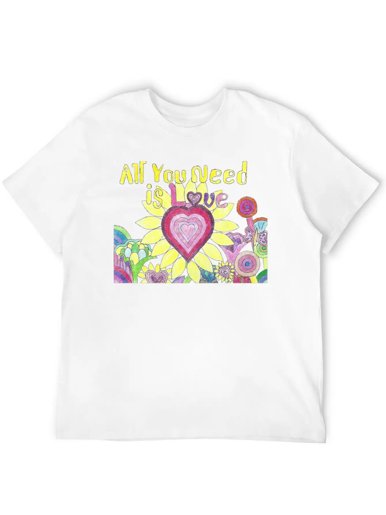 "All You Need Is Love" GrudleBay Valentines Day Unisex Casual T-Shirt – Clean Design For Daily Comfort