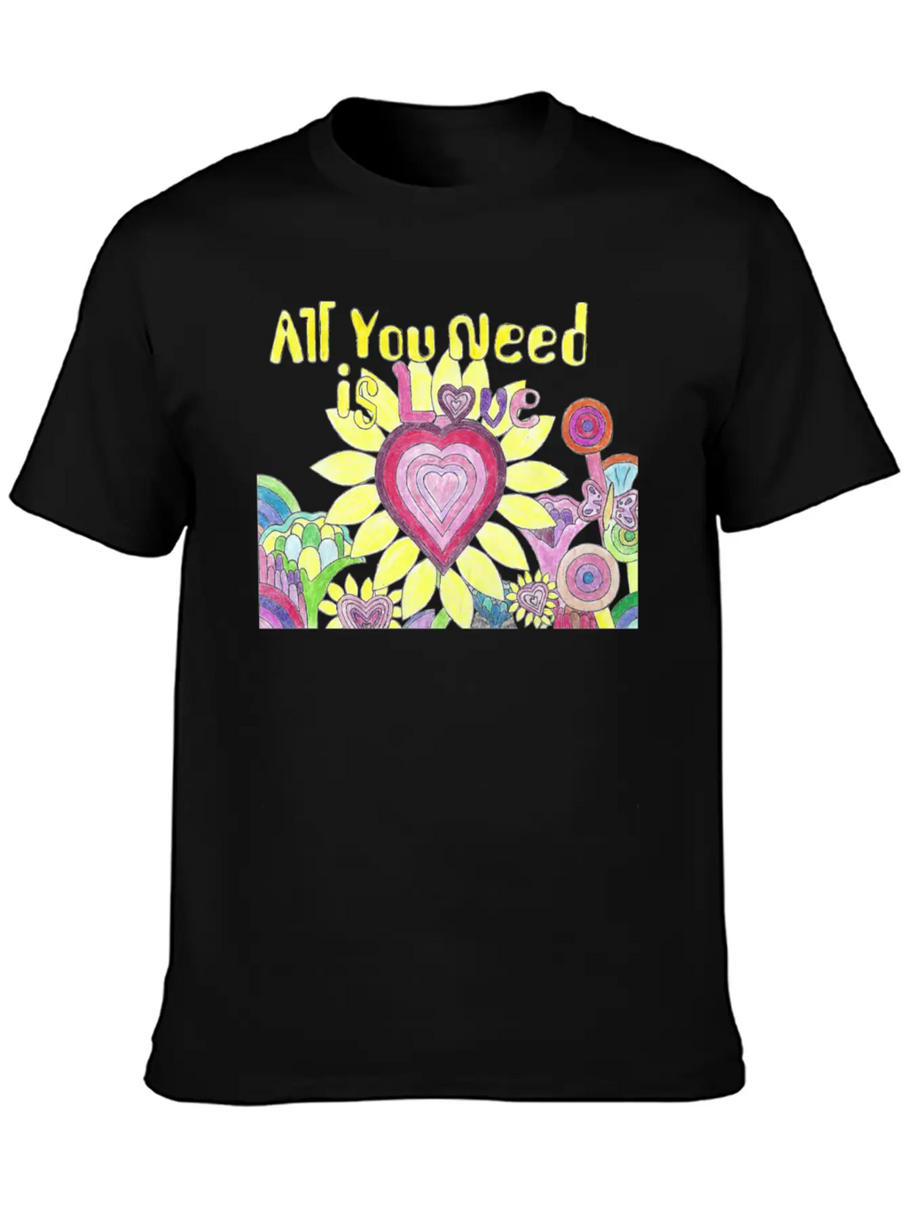 "All You Need Is Love" GrudleBay Valentines Day Unisex Casual T-Shirt – Clean Design For Daily Comfort
