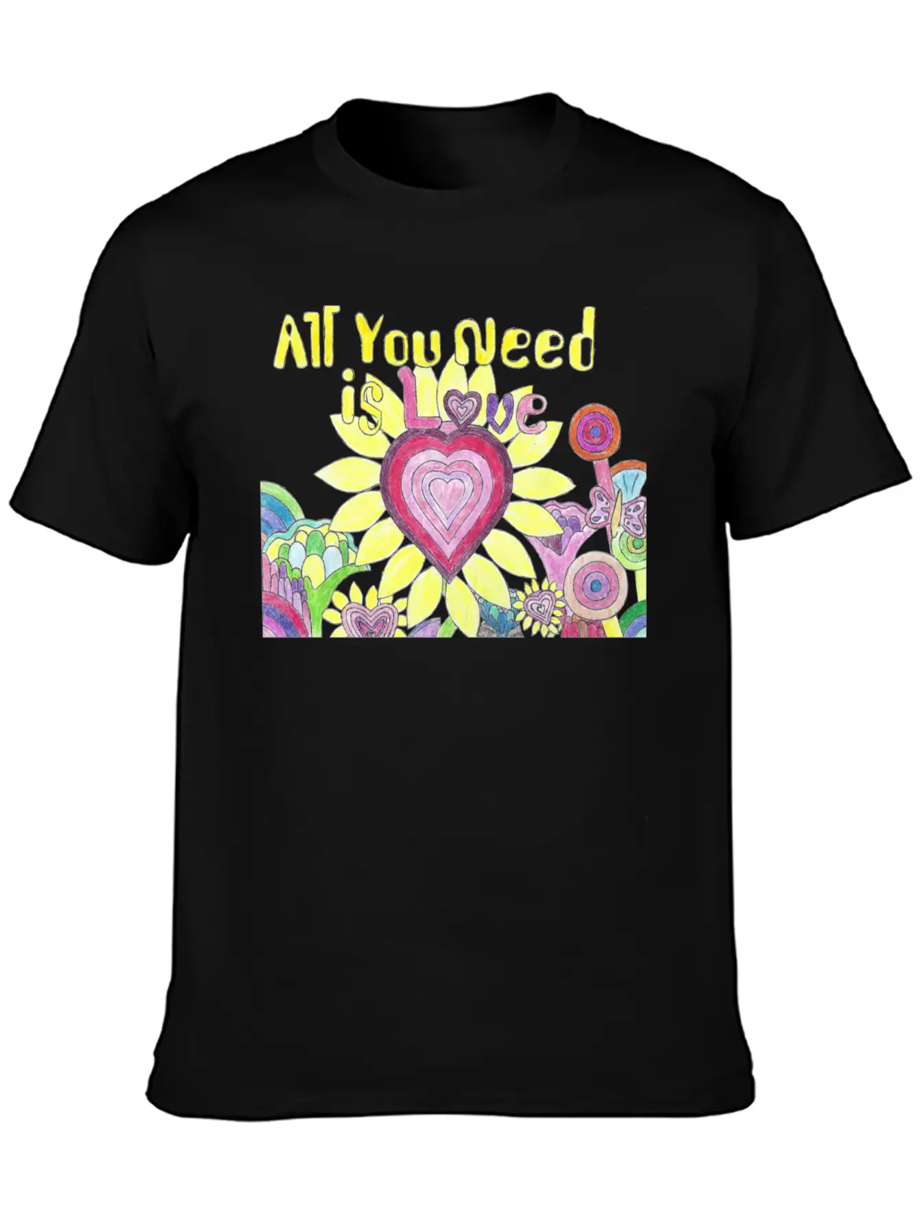 "All You Need Is Love" GrudleBay Valentines Day Unisex Casual T-Shirt – Clean Design For Daily Comfort