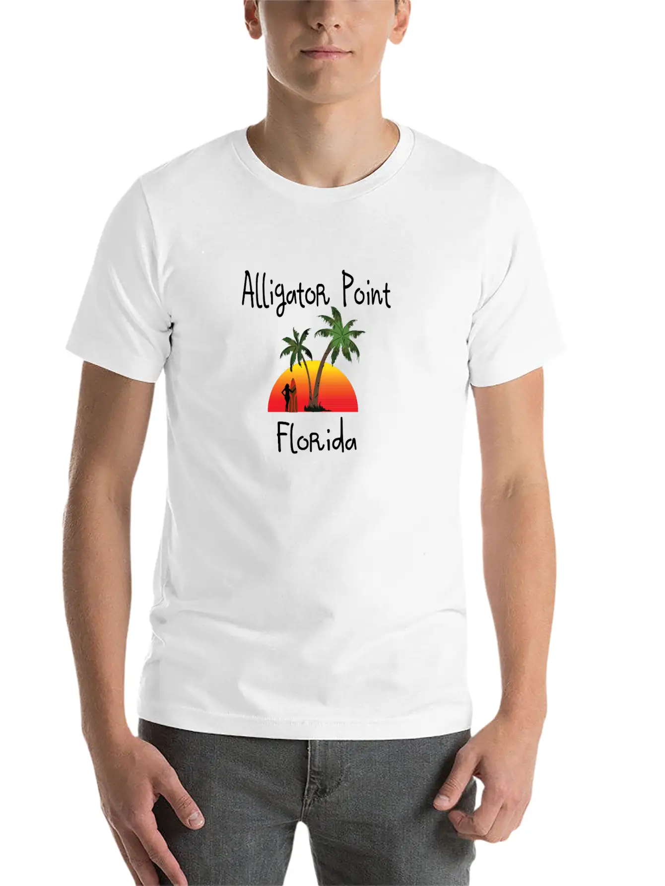 Alligator Point Florida Unisex Casual T-Shirt – Clean Design For Daily Comfort