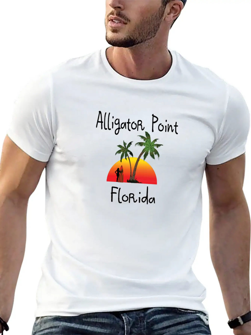 Alligator Point Florida Unisex Casual T-Shirt – Clean Design For Daily Comfort