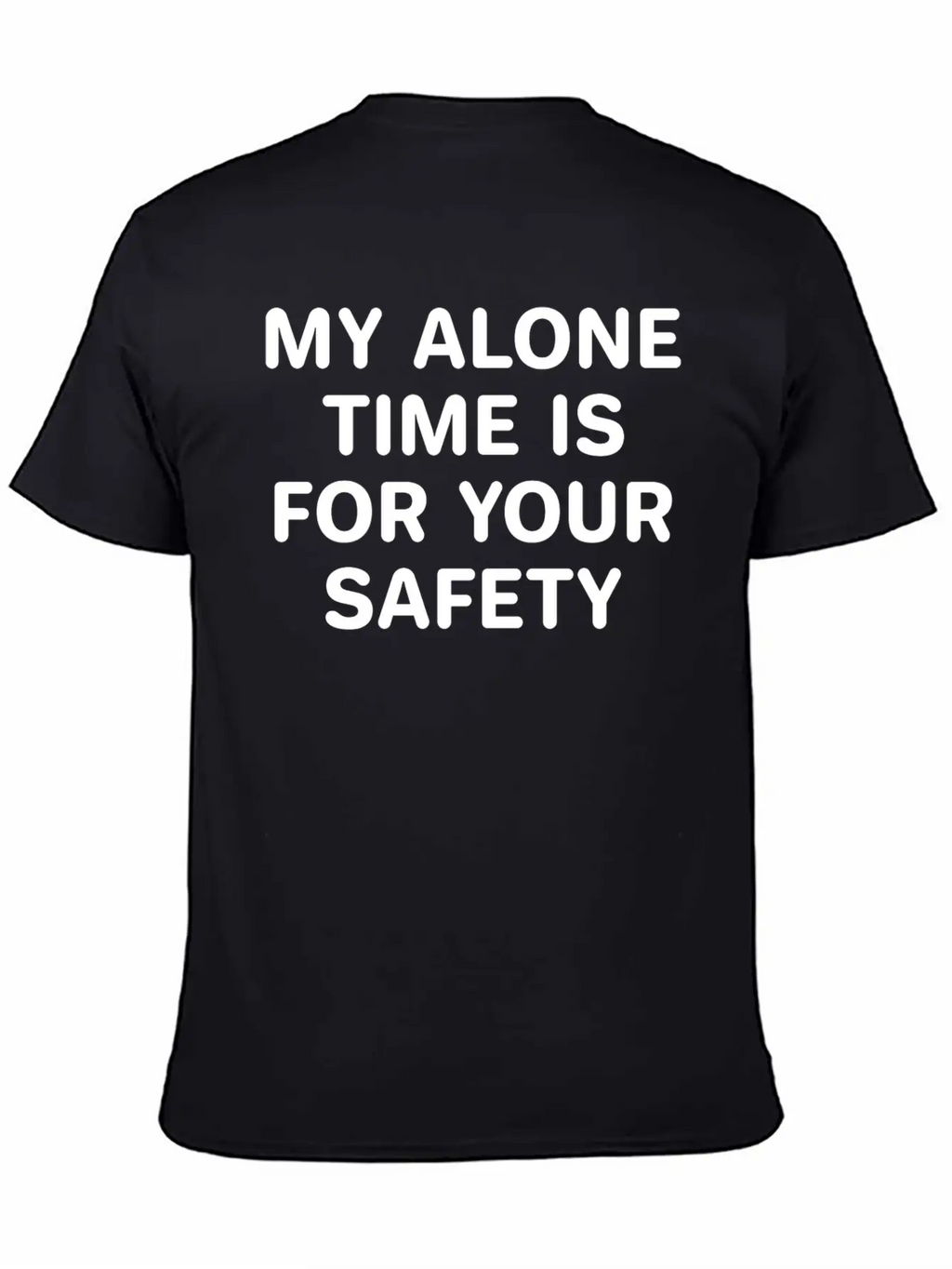 Alone Time Classic Cotton Tee – Unisex Comfort For Any Season