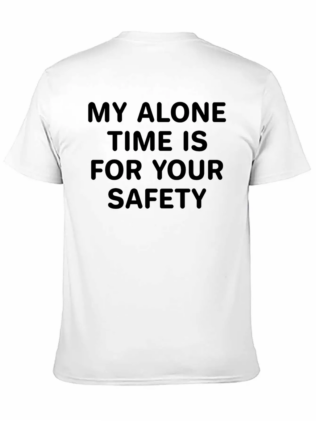 Alone Time Classic Cotton Tee – Unisex Comfort For Any Season