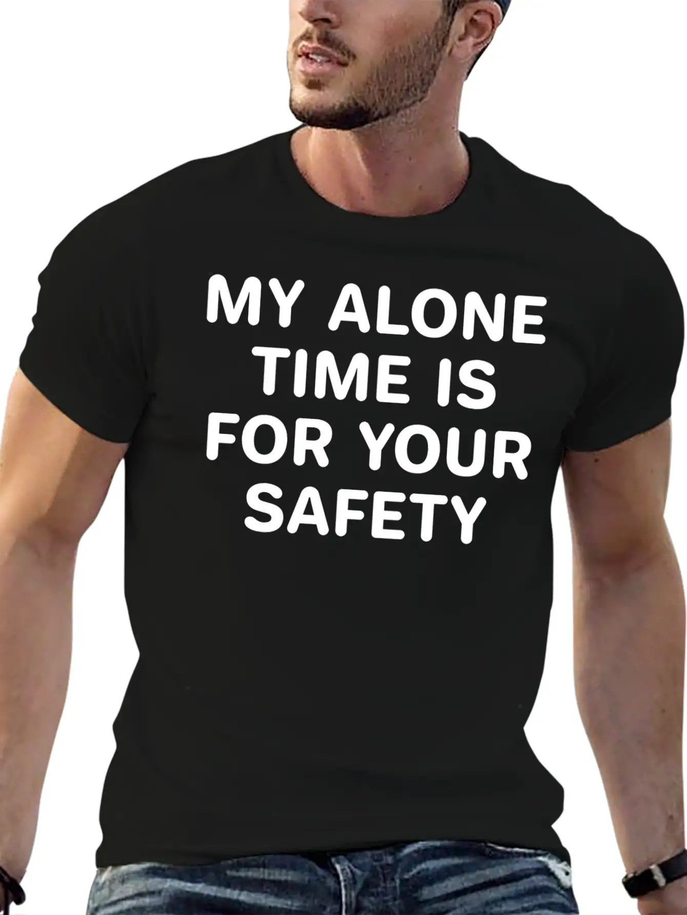 Alone Time Classic Cotton Tee – Unisex Comfort For Any Season