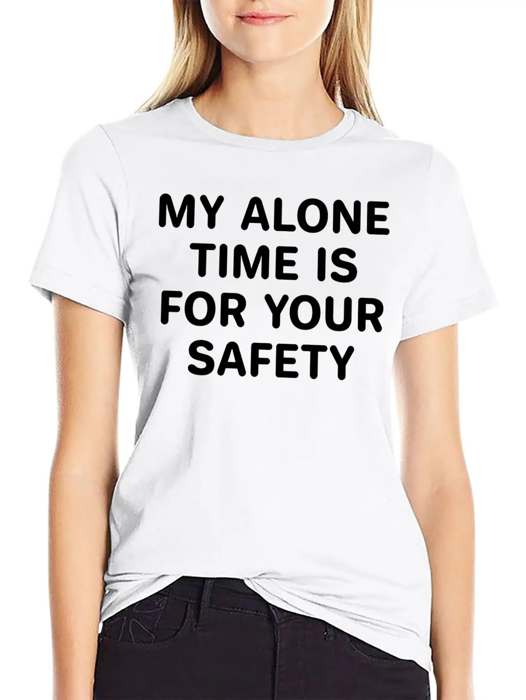 Alone Time Classic Cotton Tee – Unisex Comfort For Any Season