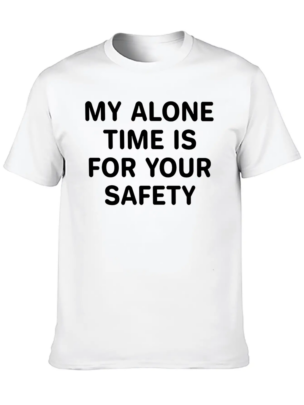 Alone Time Classic Cotton Tee – Unisex Comfort For Any Season