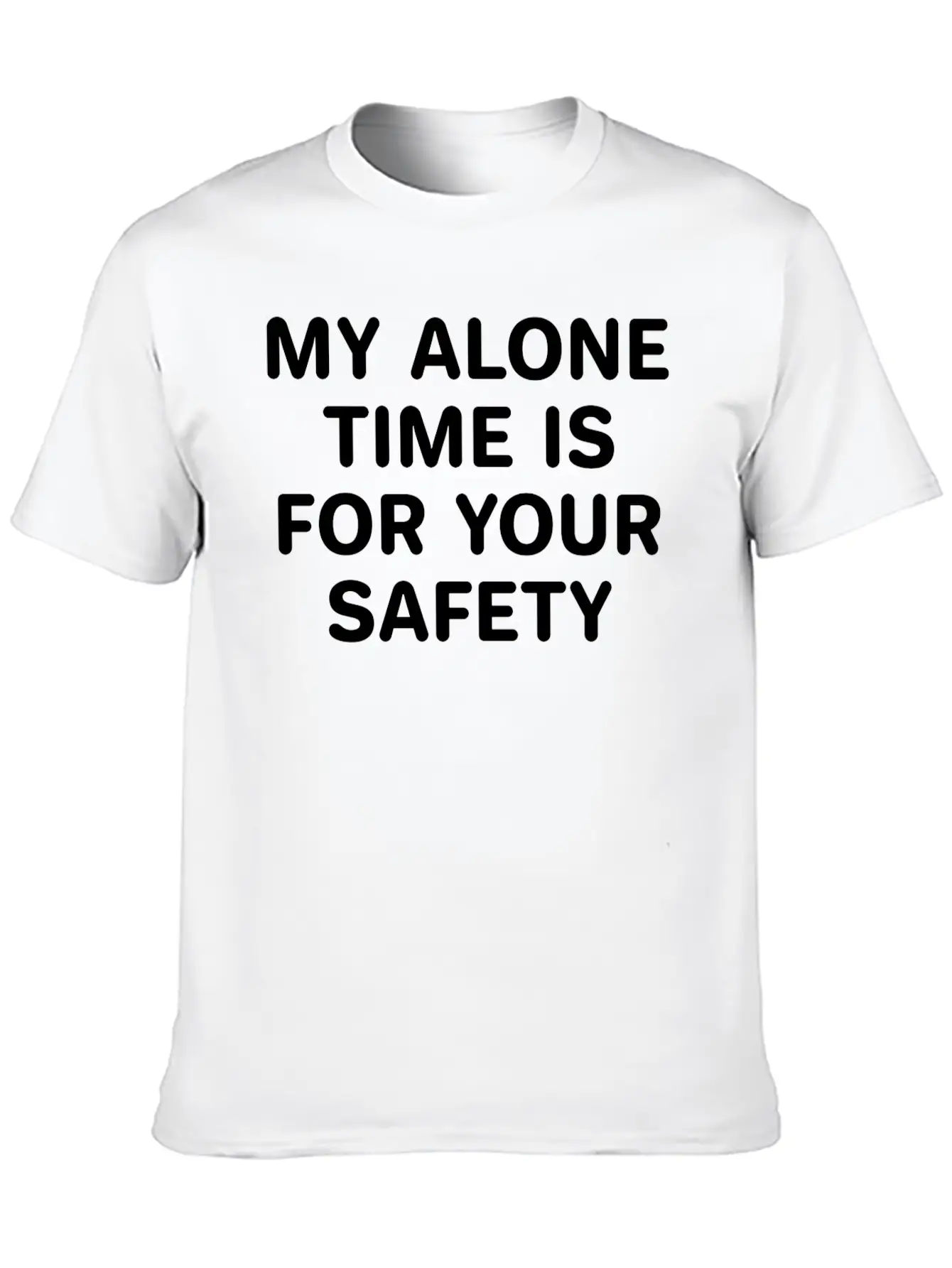 Alone Time Classic Cotton Tee – Unisex Comfort For Any Season