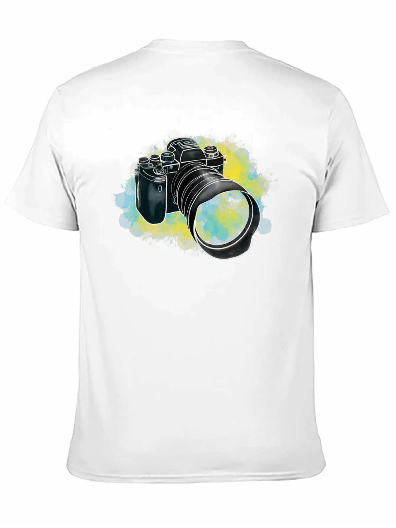 Alpha Camera Doodle Breathable Soft Cotton T-Shirt – Timeless Casual Look