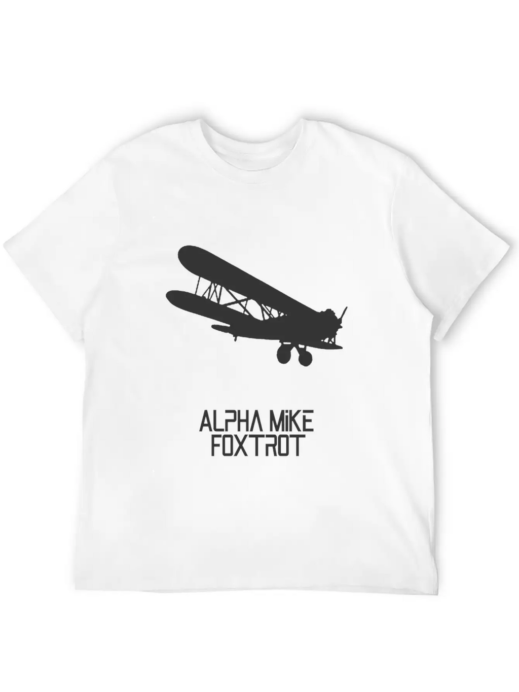 Alpha Mike Foxtrot Pilot· Adios Motherf****r Basic Graphic T-Shirt – Daily Comfort In Soft Cotton