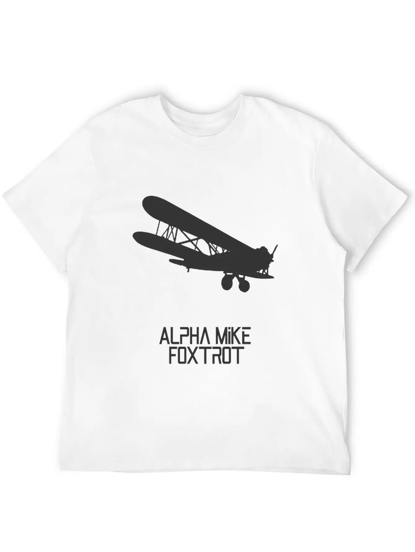 Alpha Mike Foxtrot Pilot· Adios Motherf****r Basic Graphic T-Shirt – Daily Comfort In Soft Cotton