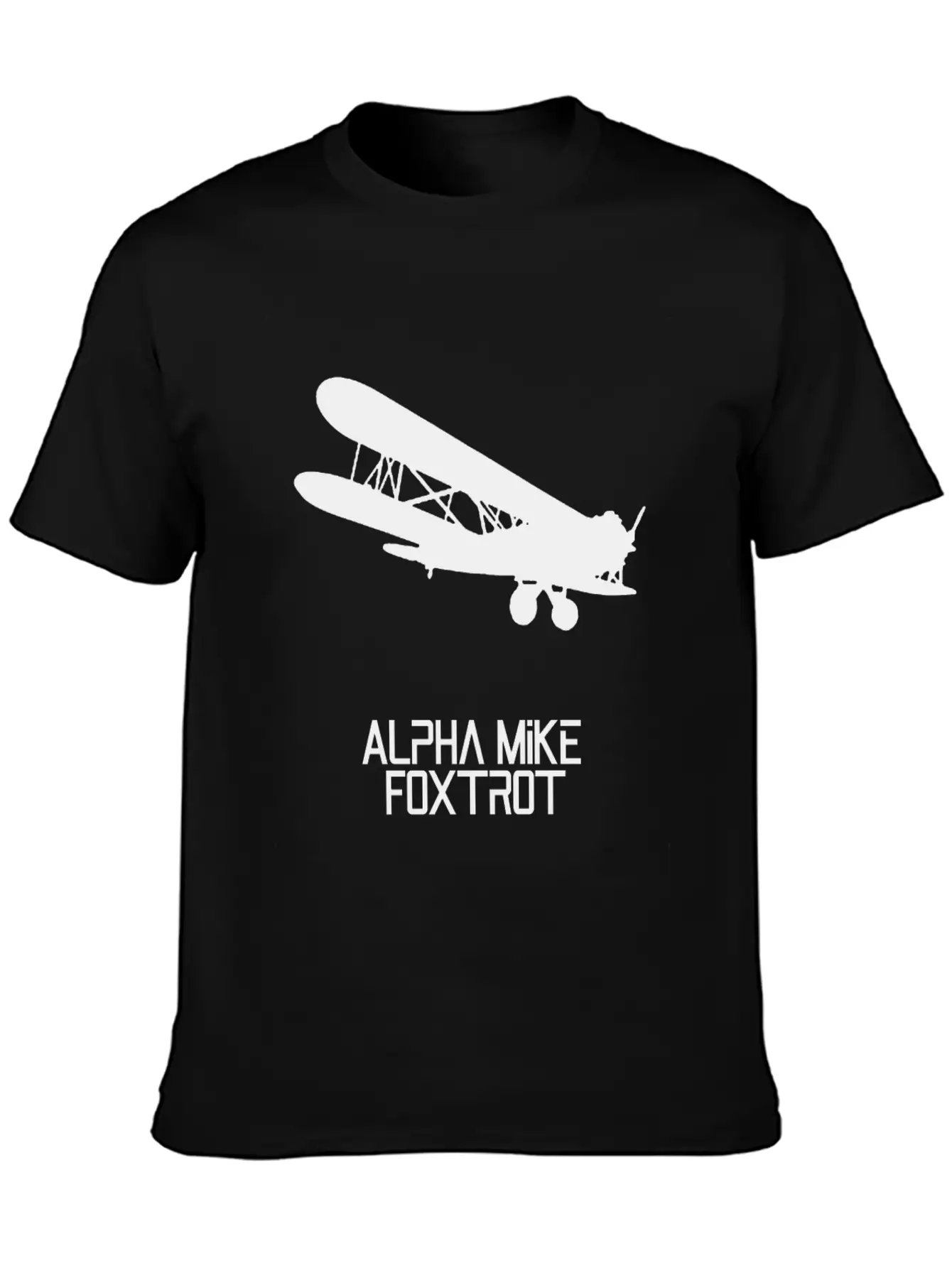 Alpha Mike Foxtrot Pilot· Adios Motherf****r Basic Graphic T-Shirt – Daily Comfort In Soft Cotton