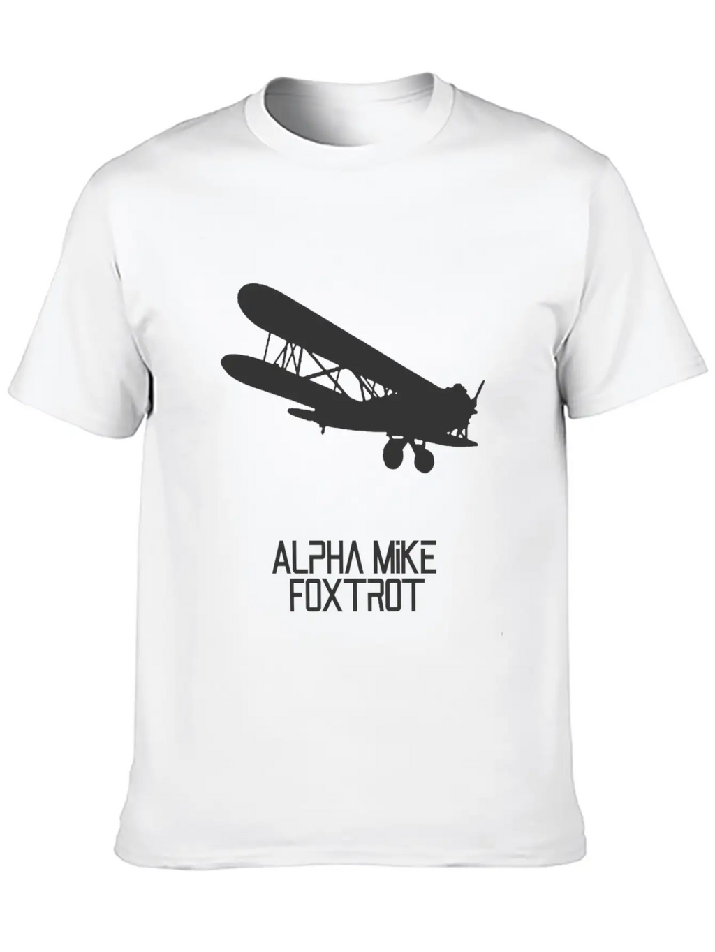 Alpha Mike Foxtrot Pilot· Adios Motherf****r Basic Graphic T-Shirt – Daily Comfort In Soft Cotton