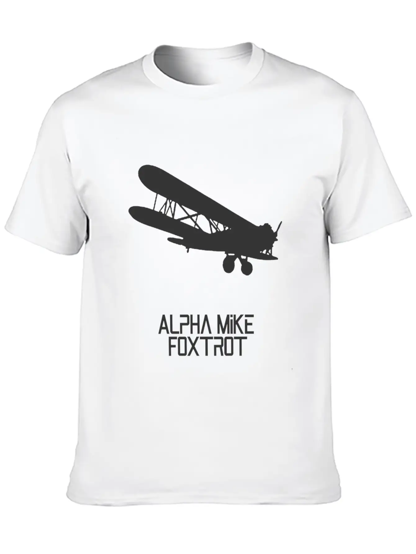 Alpha Mike Foxtrot Pilot· Adios Motherf****r Basic Graphic T-Shirt – Daily Comfort In Soft Cotton