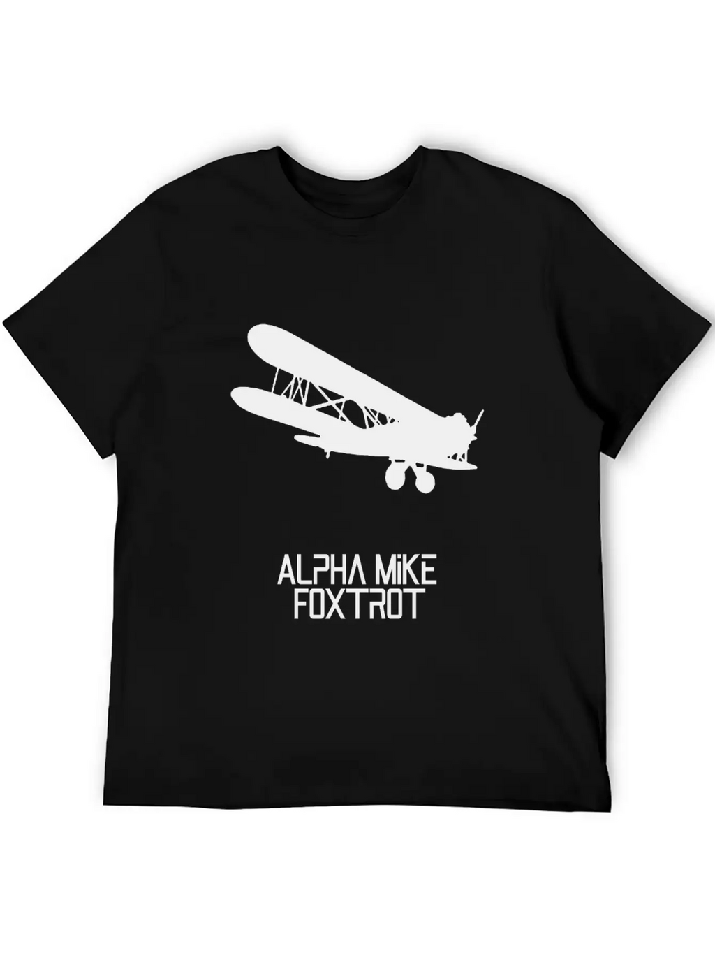 Alpha Mike Foxtrot Pilot· Adios Motherf****r Basic Graphic T-Shirt – Daily Comfort In Soft Cotton