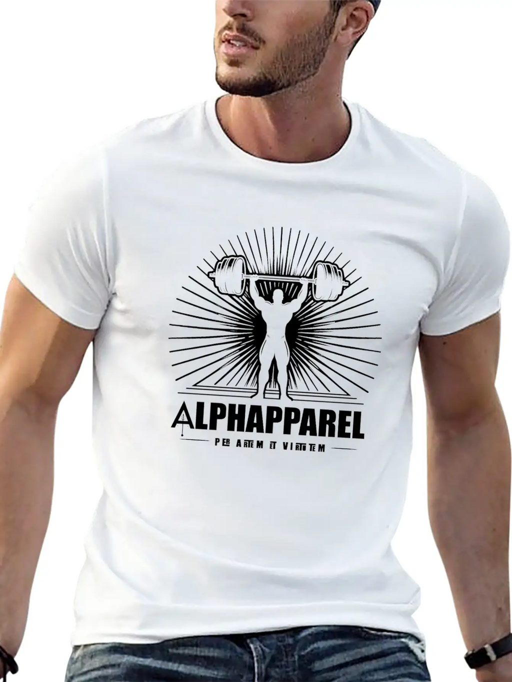 Alphapparel - By Skill And Valour 3 Breathable Graphic T-Shirt – Perfect For Casual Days