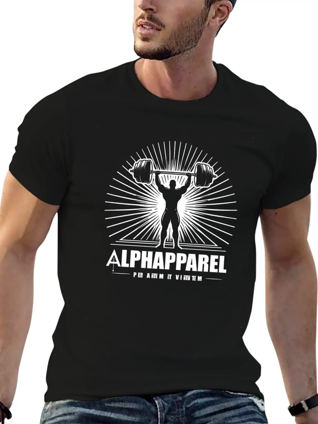 Alphapparel - By Skill And Valour 3 Breathable Graphic T-Shirt – Perfect For Casual Days