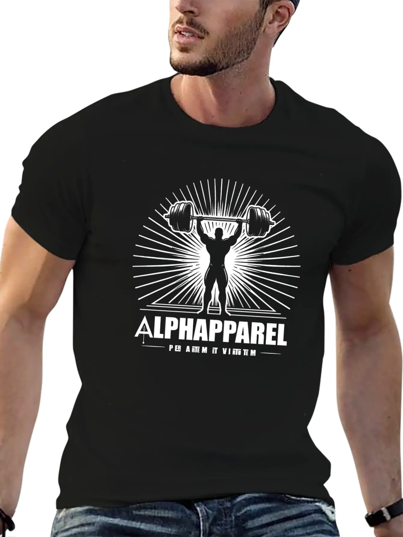 Alphapparel - By Skill And Valour 3 Breathable Graphic T-Shirt – Perfect For Casual Days