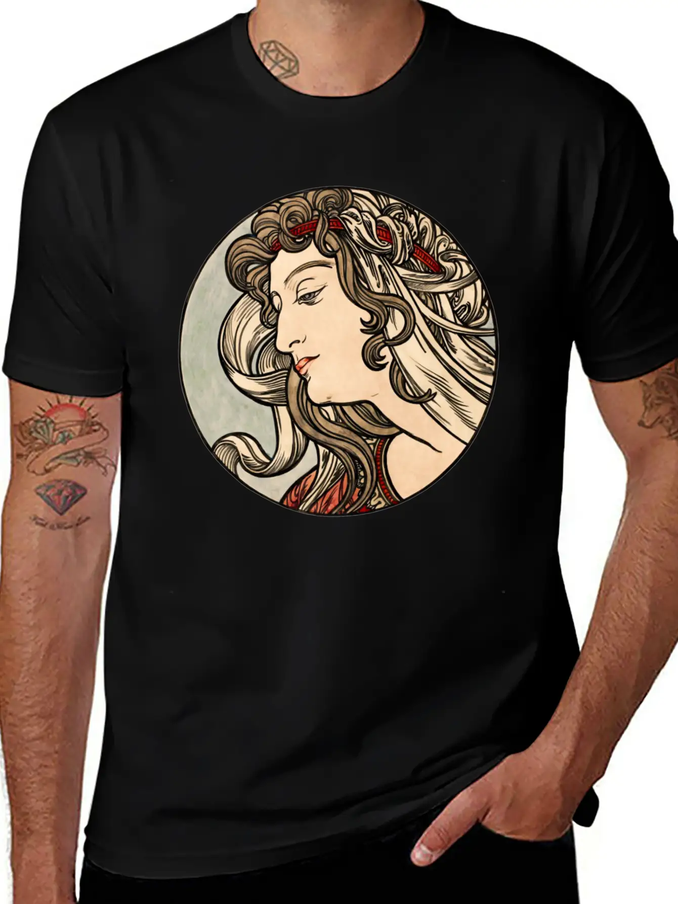 Alphonse Maria Mucha 1869 1939 Essential Cotton Tee For Daily Outfits – Unisex Style