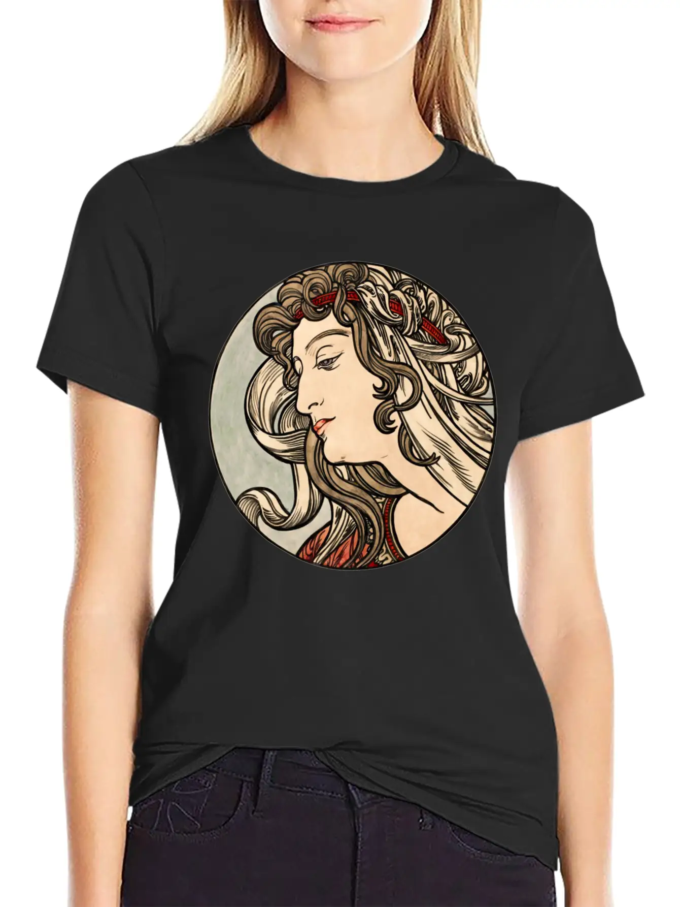 Alphonse Maria Mucha 1869 1939 Essential Cotton Tee For Daily Outfits – Unisex Style