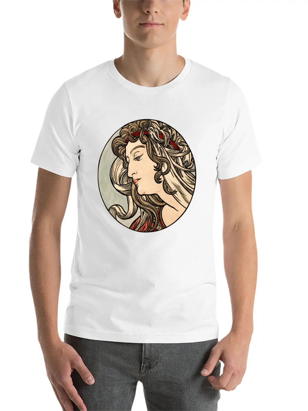 Alphonse Maria Mucha 1869 1939 Essential Cotton Tee For Daily Outfits – Unisex Style